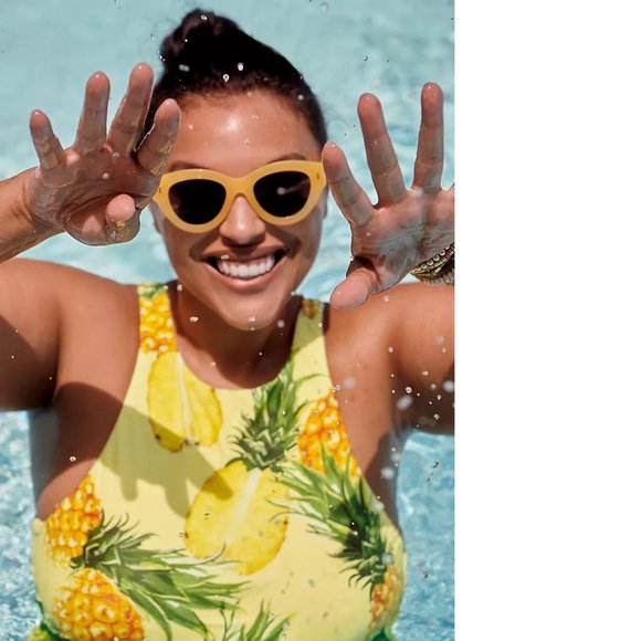 Anthropologie High-Neck One-Piece Swimsuit - Picture 2 of 9